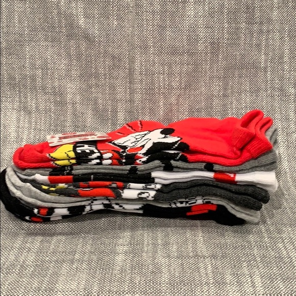 18 Pairs of Boys Mickey Mouse Ankle Socks - Picture 5 of 6